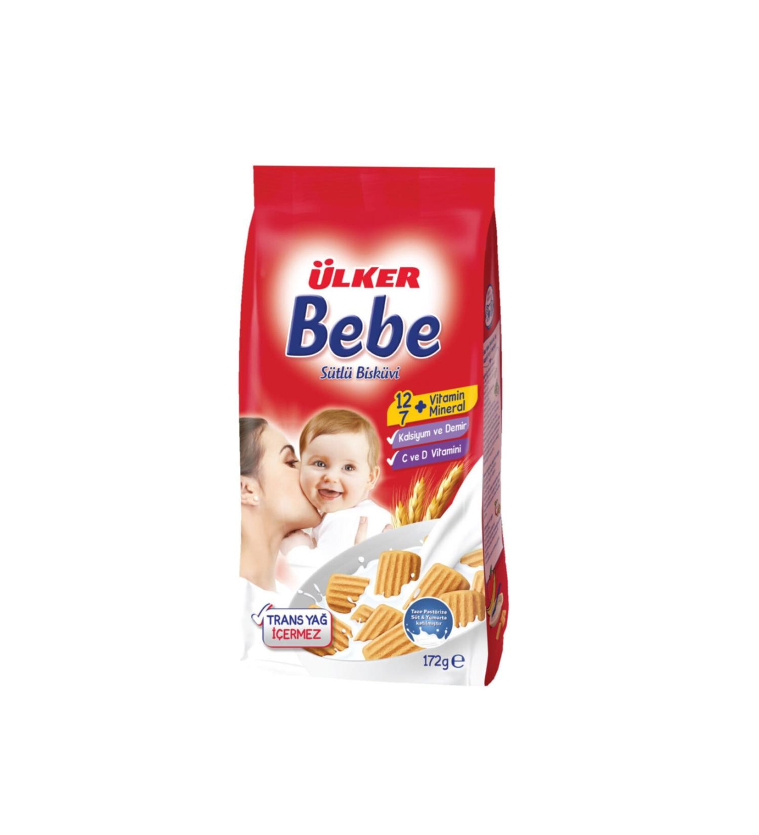 Ulker Baby Biscuit Carob 172gr X 8 Pieces