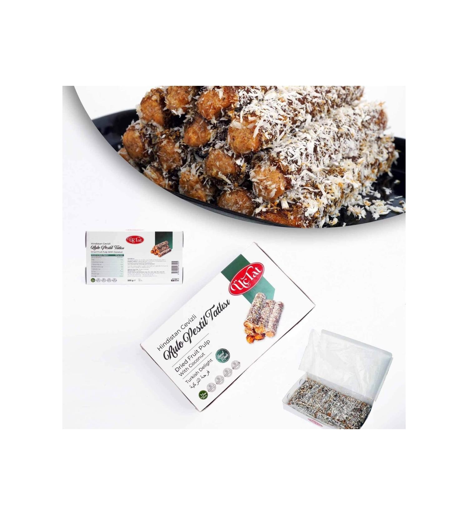 TAT GIDA Sarma Pestil Dessert (Hazelnut Paste Inside Coconut Outside) 1kg