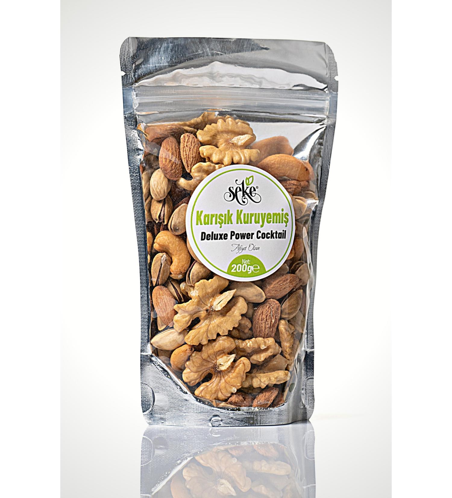 SEKE Deluxe Mixed Nuts Power Cocktail Net 200 gr - Buy Online on GoSupps.com