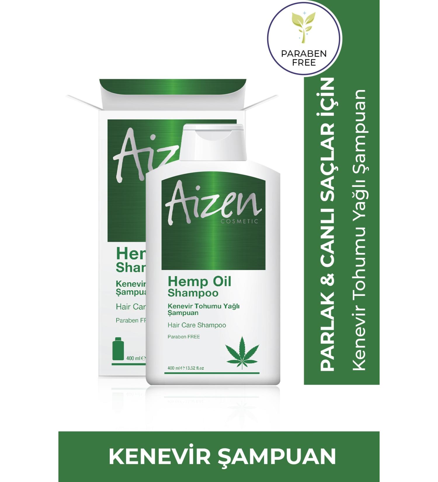 Aizen Hemp Oil Shampoo - Hemp Oil Shampoo 400ml - Buy Online on GoSupps.com