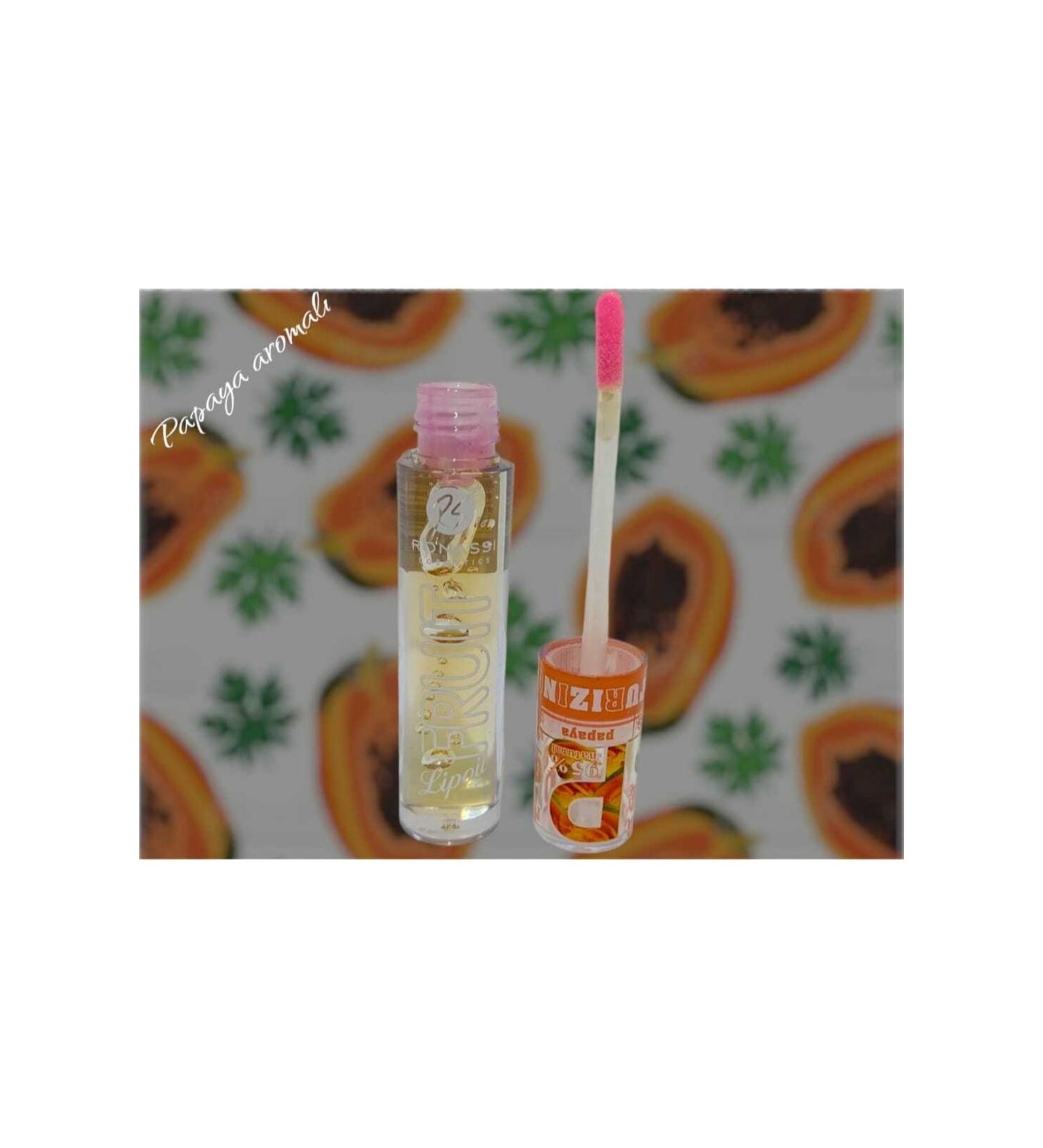 RS Ronassi Cosmetics 8'different Lip Gloss Lipgloss Strawberry-avocado-raspberry-apple-cherry-forest Fruit-papaya-orange