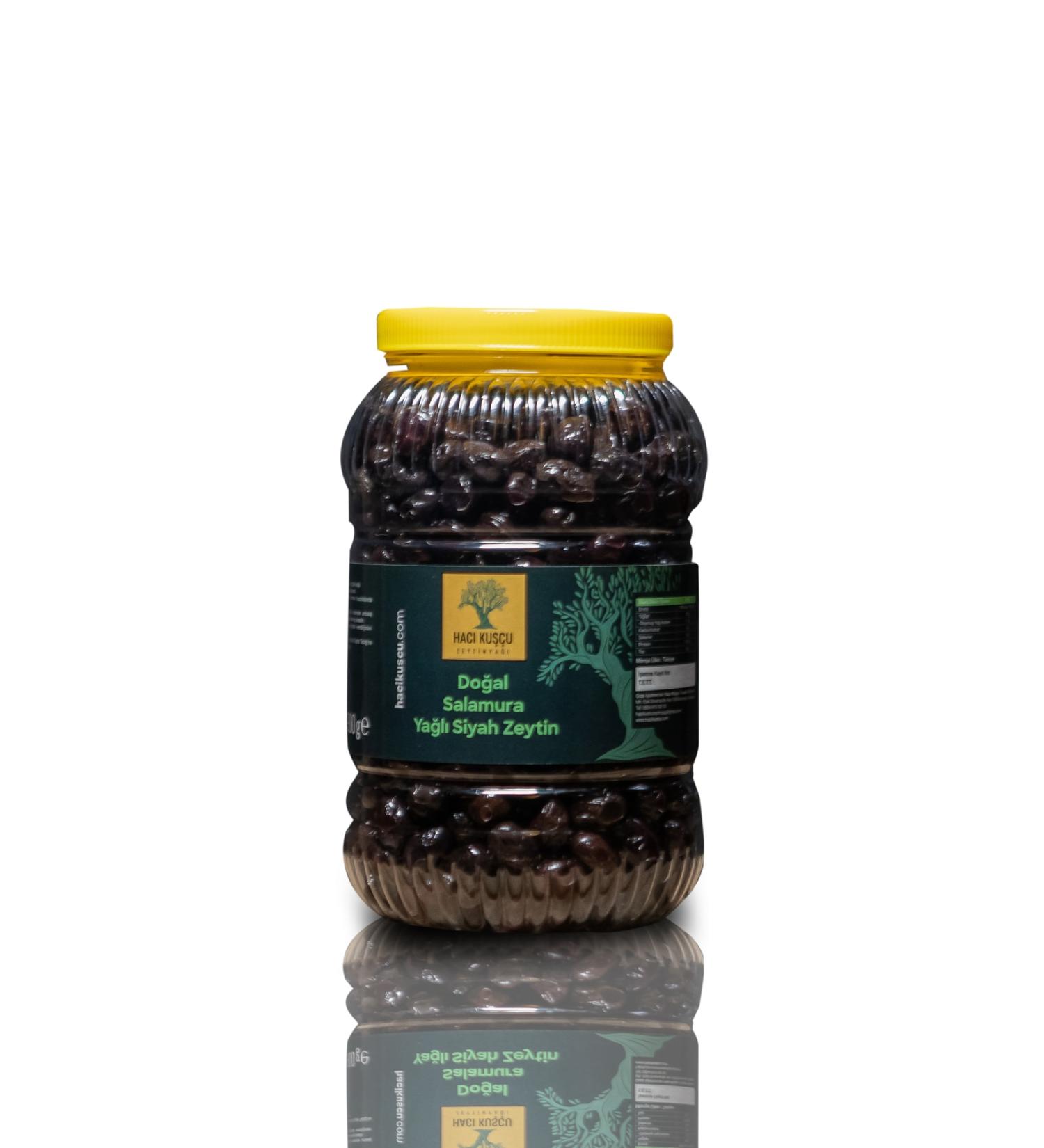Hac Ku u Olive Oil Natural Brine Black Olives 1900 gr