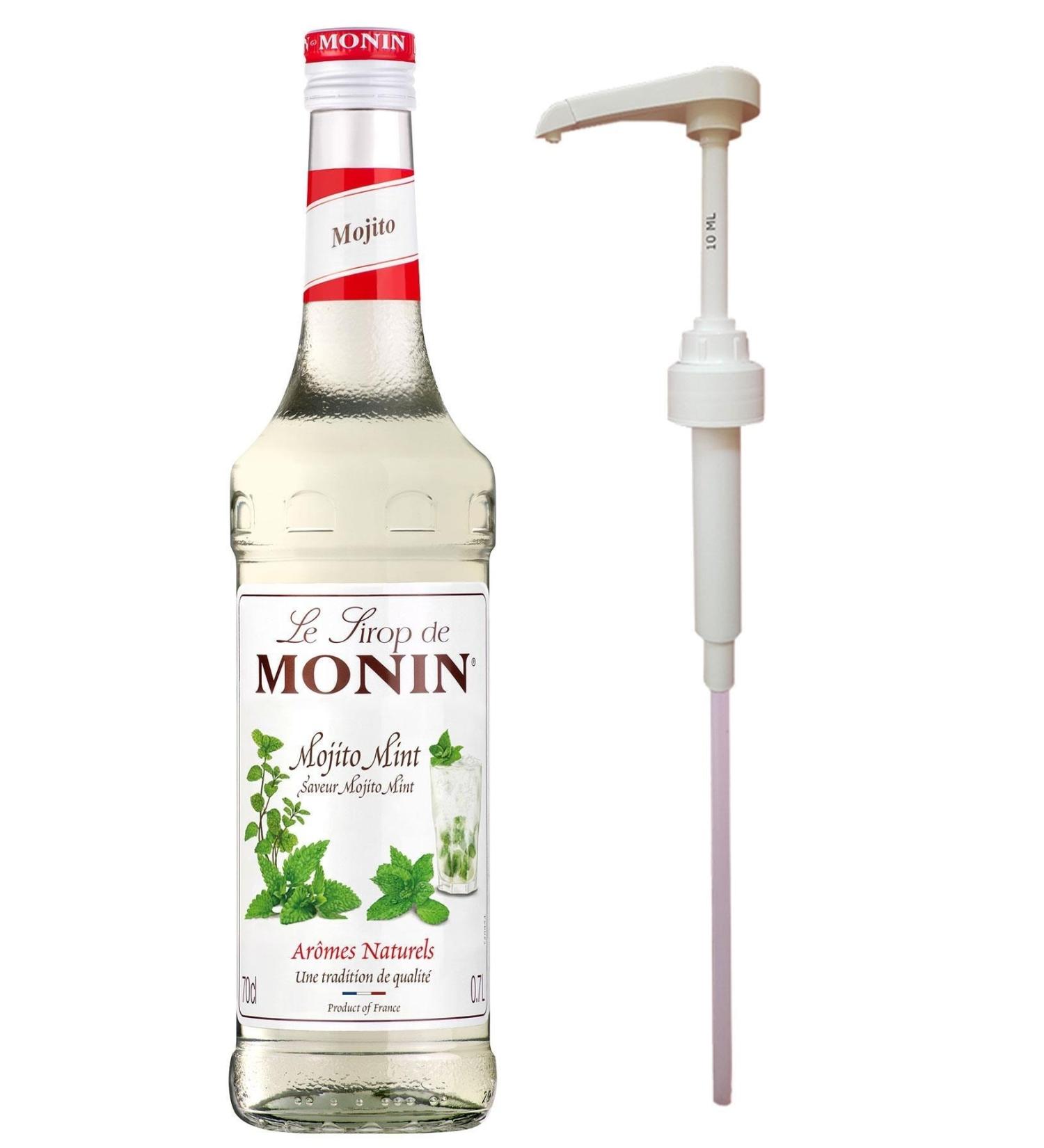 Monin Mojito Mint 700ml + Syrup Pump