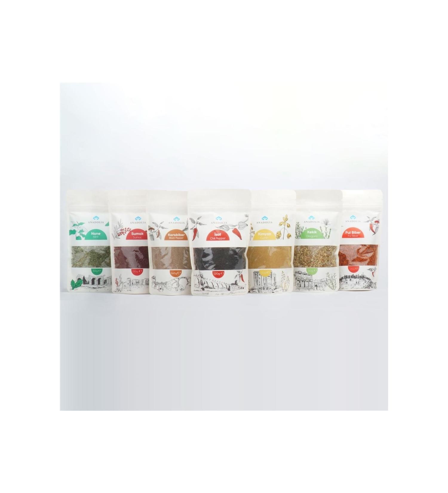 anadolia 7-Piece Spice Set