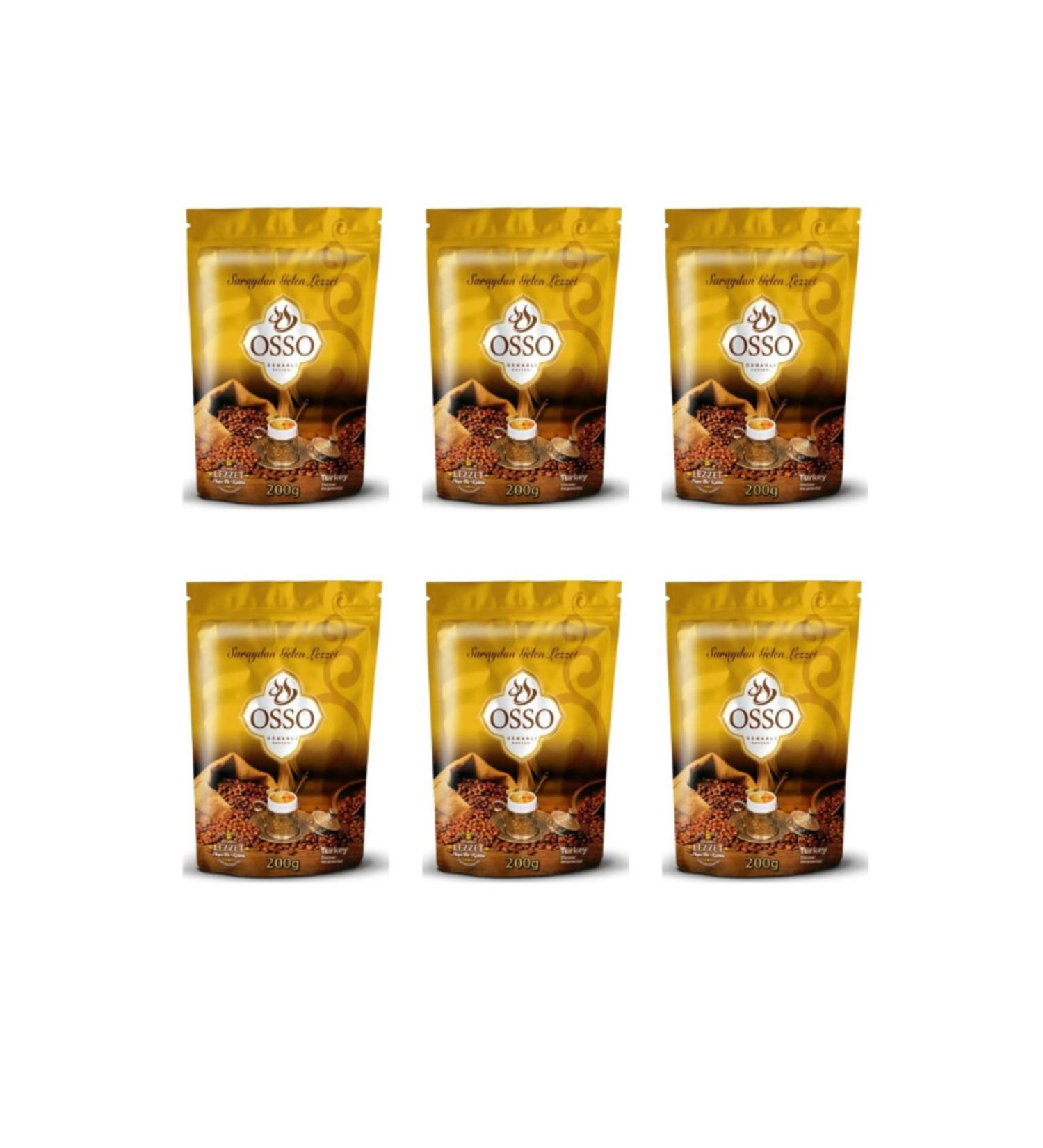 Osso Ottoman Coffee 200 Gr X 6 Pieces