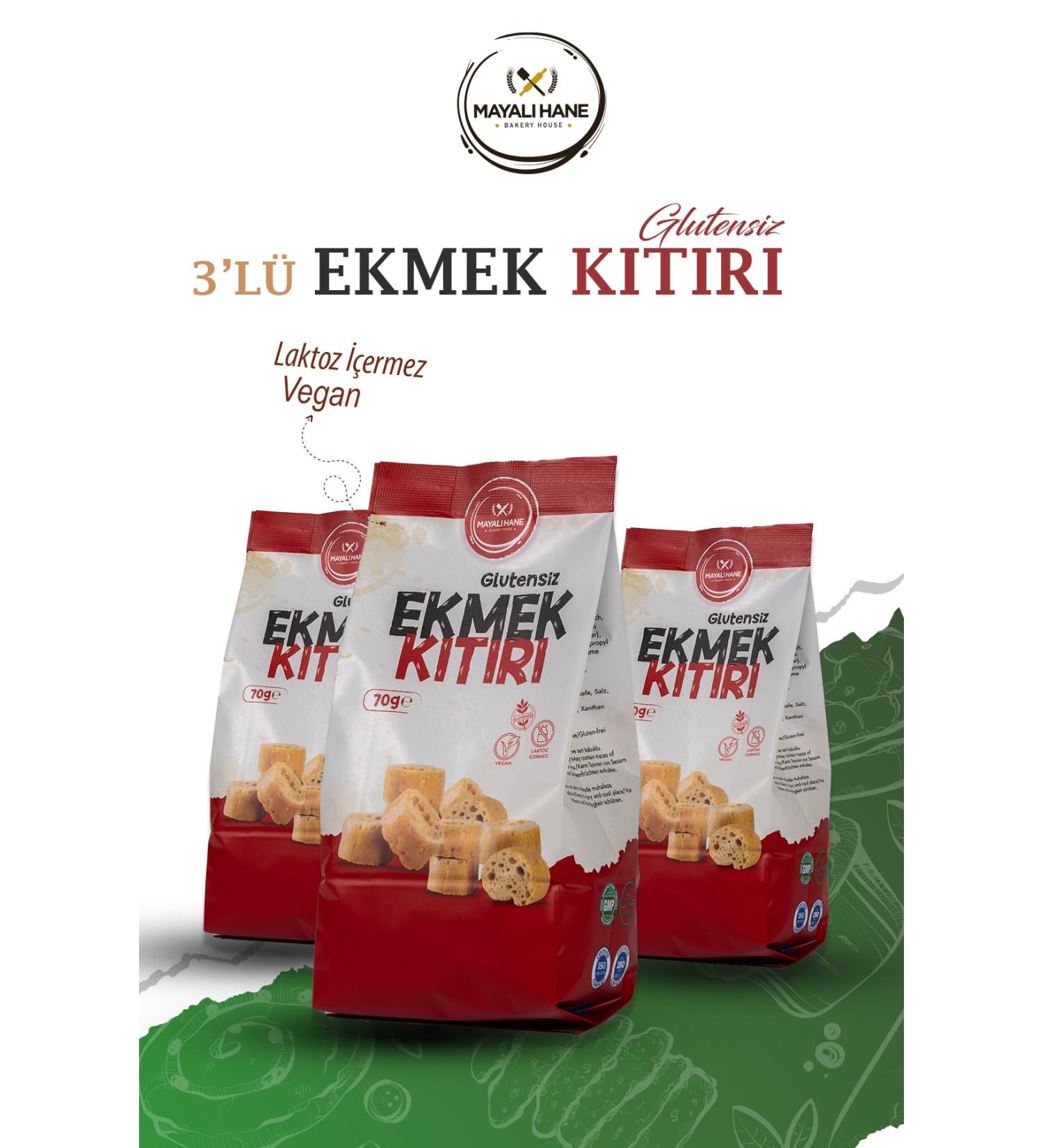 Mayal Hane Gluten Free Bread Crumbs 70 Gr (Pack of 3)