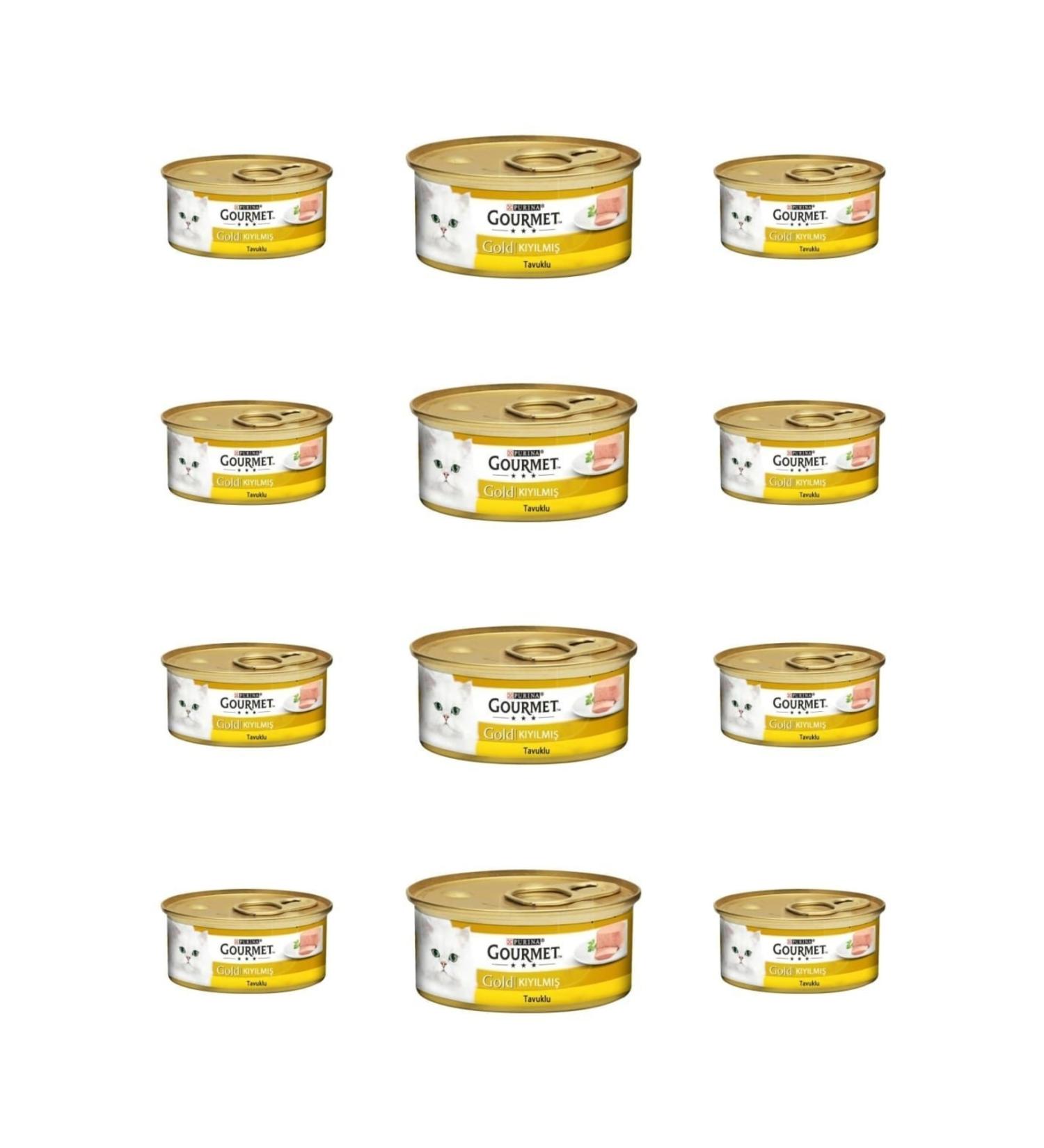 Gourmet Gold Minced Chicken Cat Canned Food 12x85 Gr