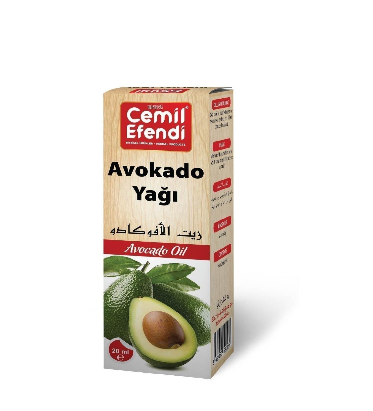 Cemil Efendi Avocado Oil 20 ml 0 natural cold press avocado oil