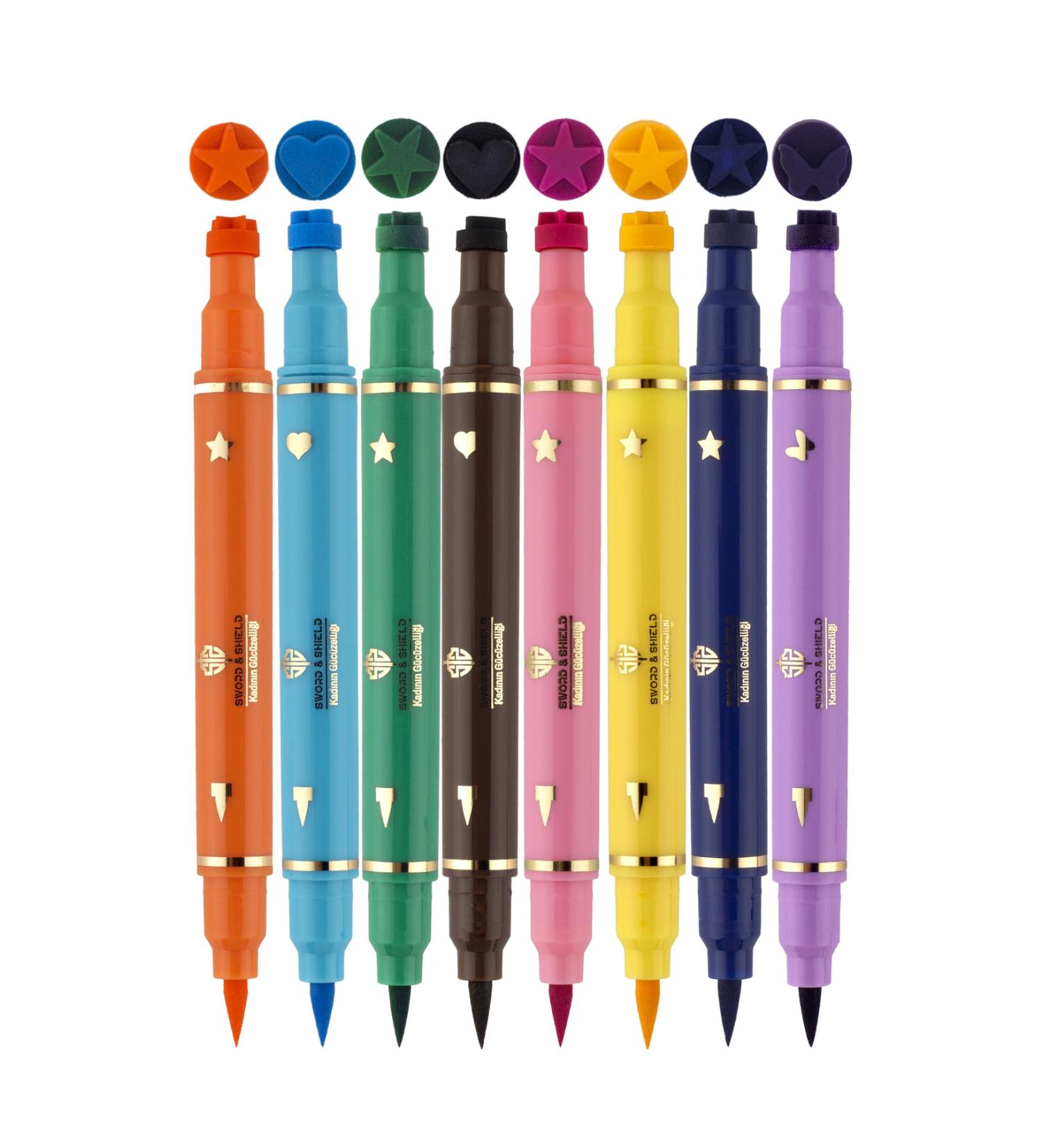 Sword & Shield S&s 8 Color Double Sided Neon Pen Eyeliner Set - Buy Online on GoSupps.com