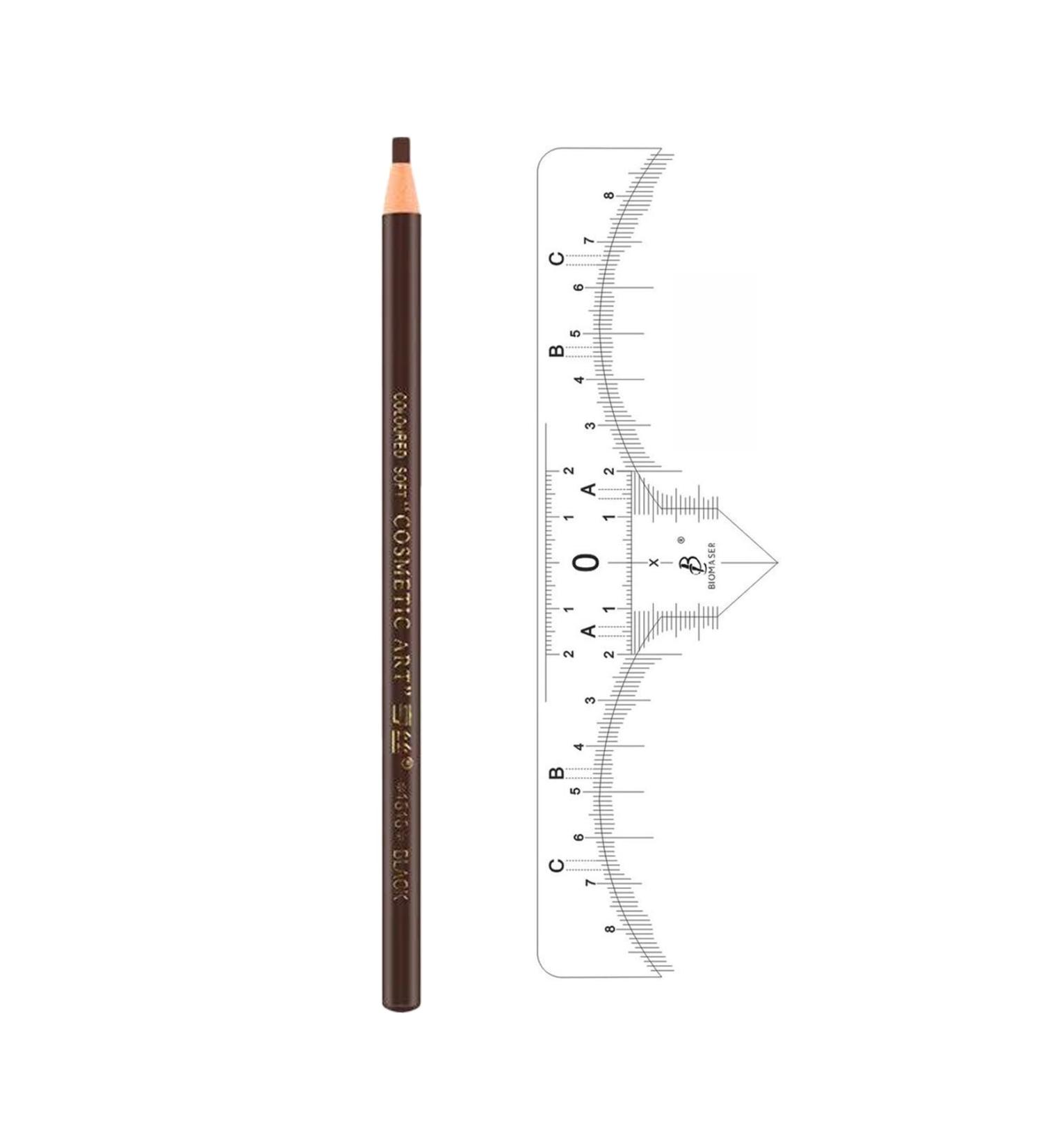 Bmx Permanent Makeup Thread Design Pen and 10 Adhesive Golden Ratio Rulers - Buy Online on GoSupps.com