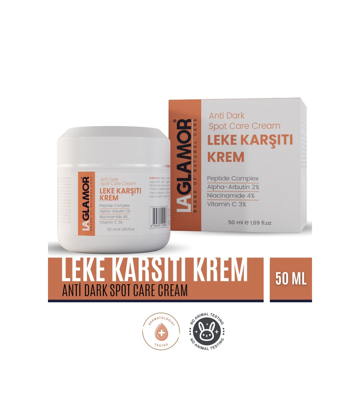 Laglamor Anti-Spot Peptide Complex (alpha-arbutin 2% Niacinamide 4% Vitamin C 3%) Skin Care Cream 50 Ml - Buy Online on GoSupps.com