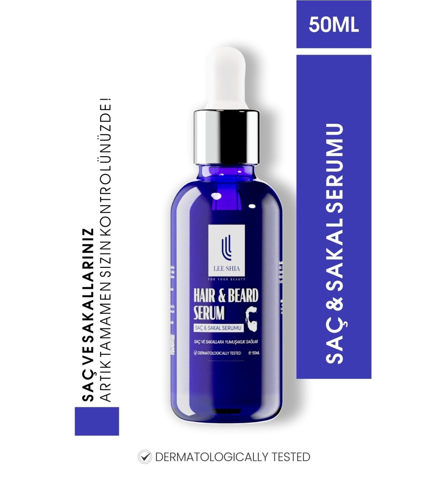 Lee Shia Blue Hair and Beard Serum 50 ml - Buy Online on GoSupps.com