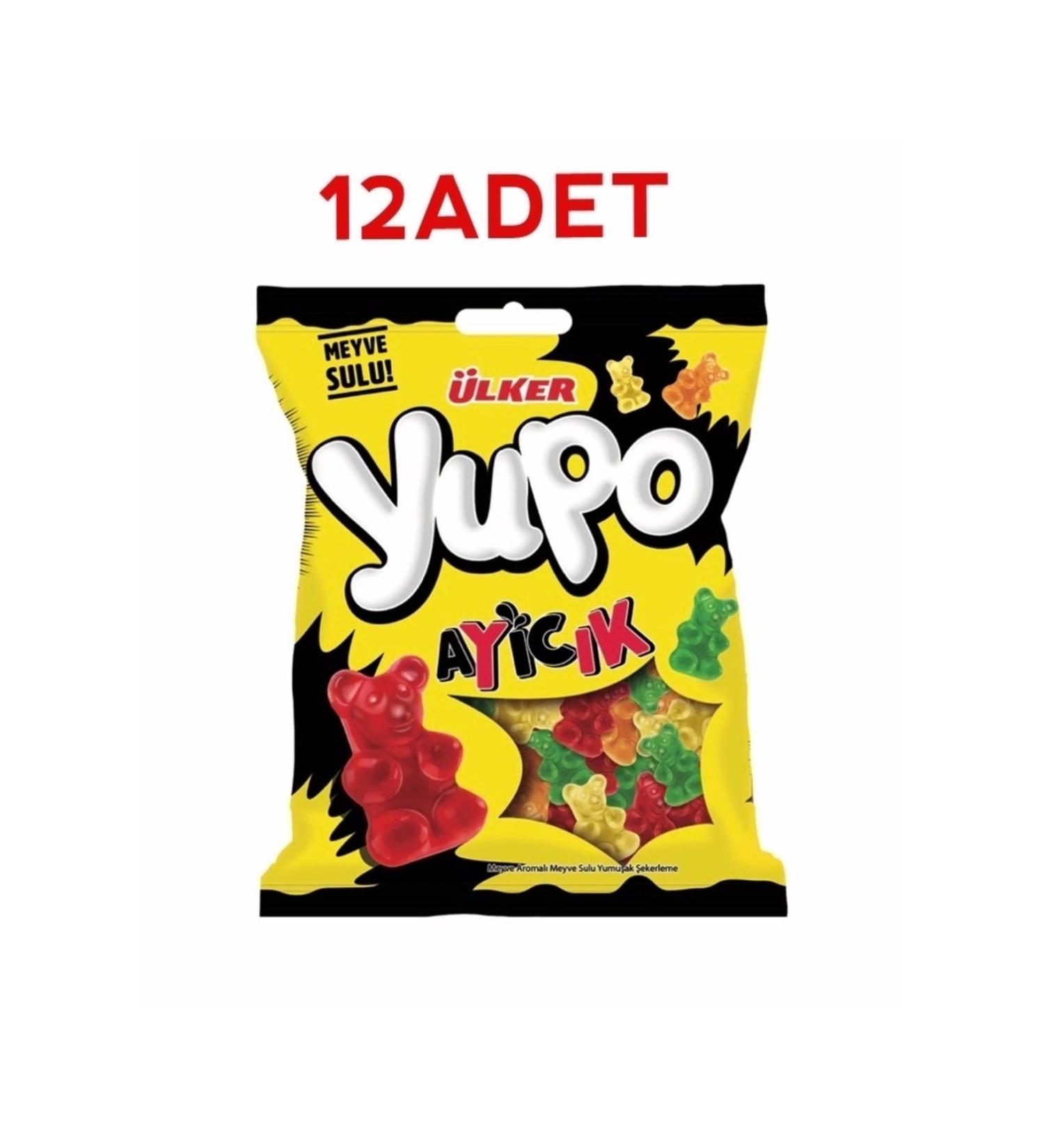Ulker Yopo Teddy Bear 80g 12pcs