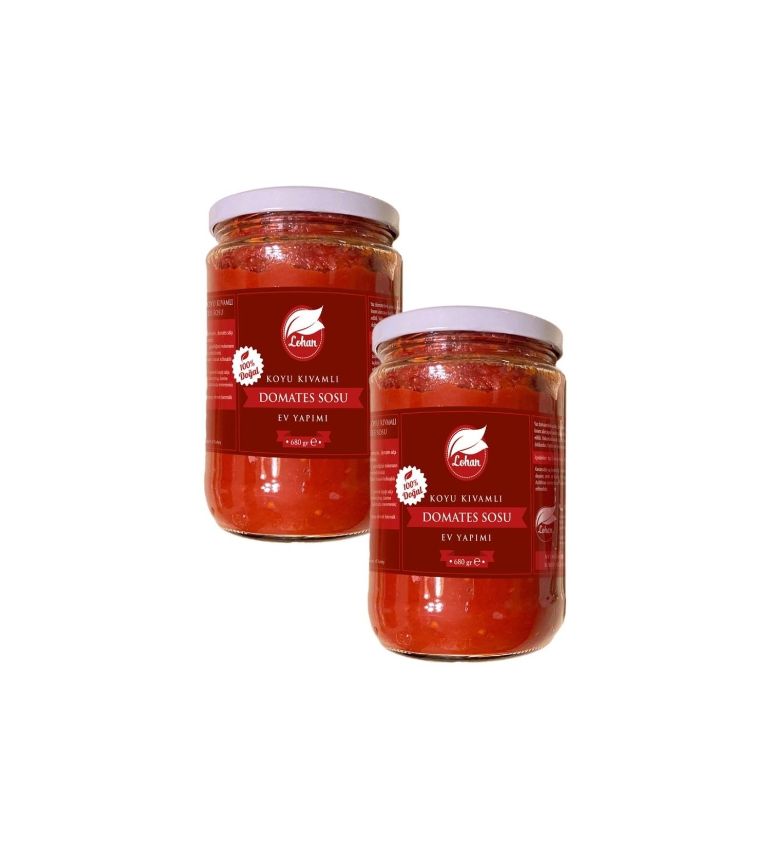 LOHAN FOOD Lohan Tomato Paste Sauce Sweet Sauce 0 Natural Homemade Net 680 Grams X 2 Pieces