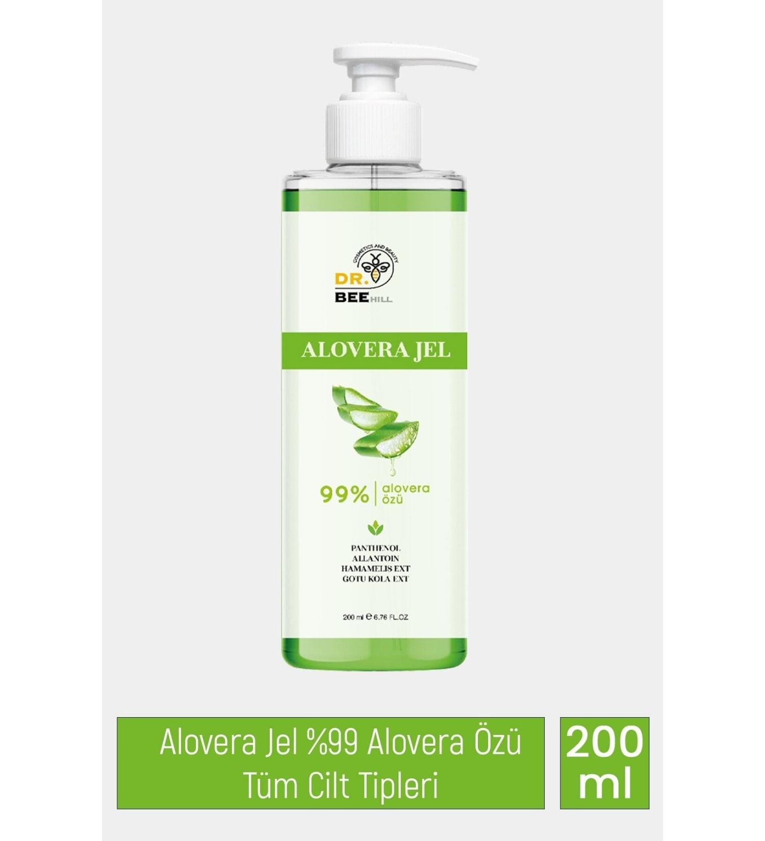 Dr.bee hill Aloe Vera Gel Aloe Vera Extract Natural Moisturizing Gel 200 ml