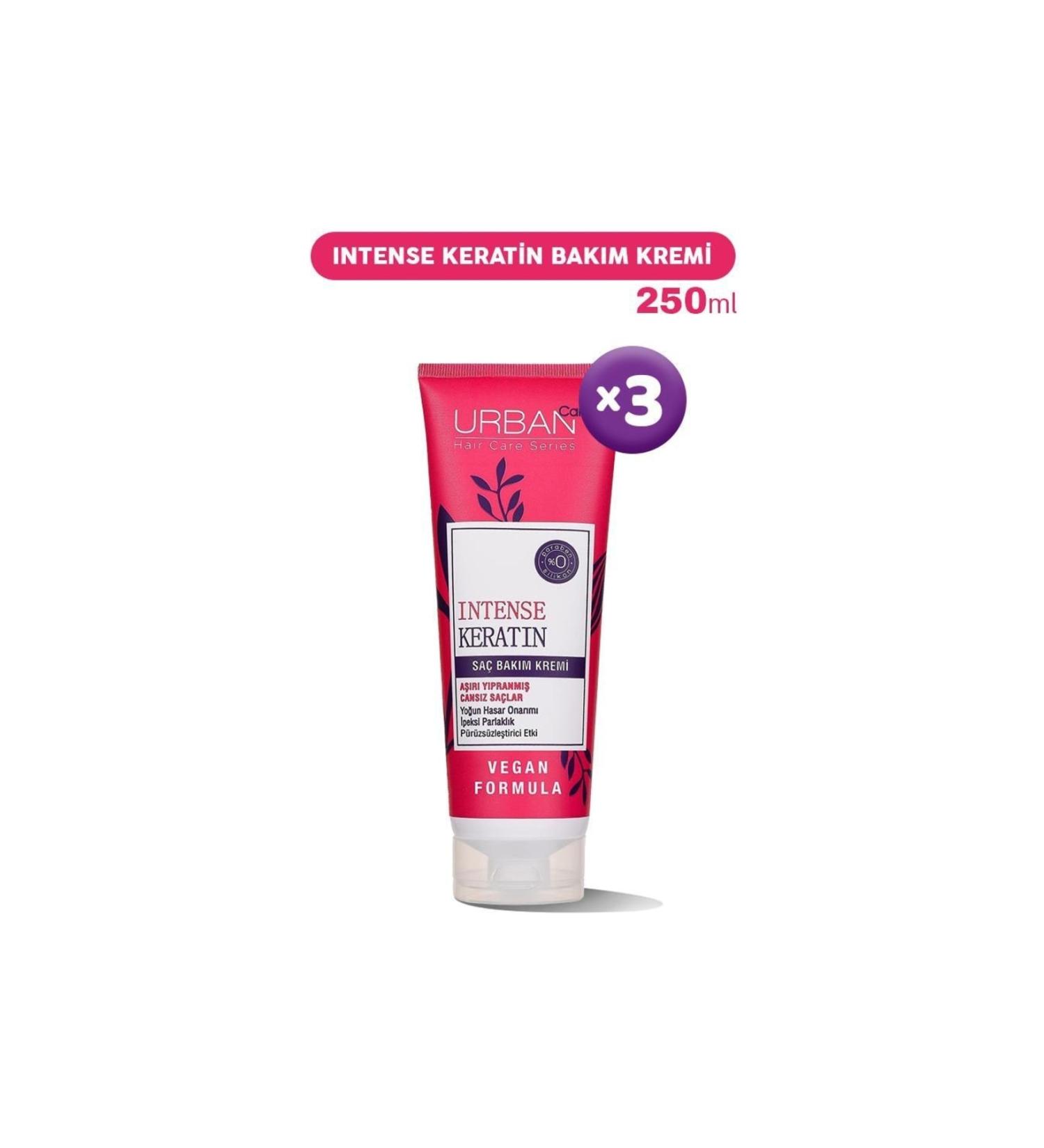 Urban Care Intense Keratin Care Cream 250 Ml X 3