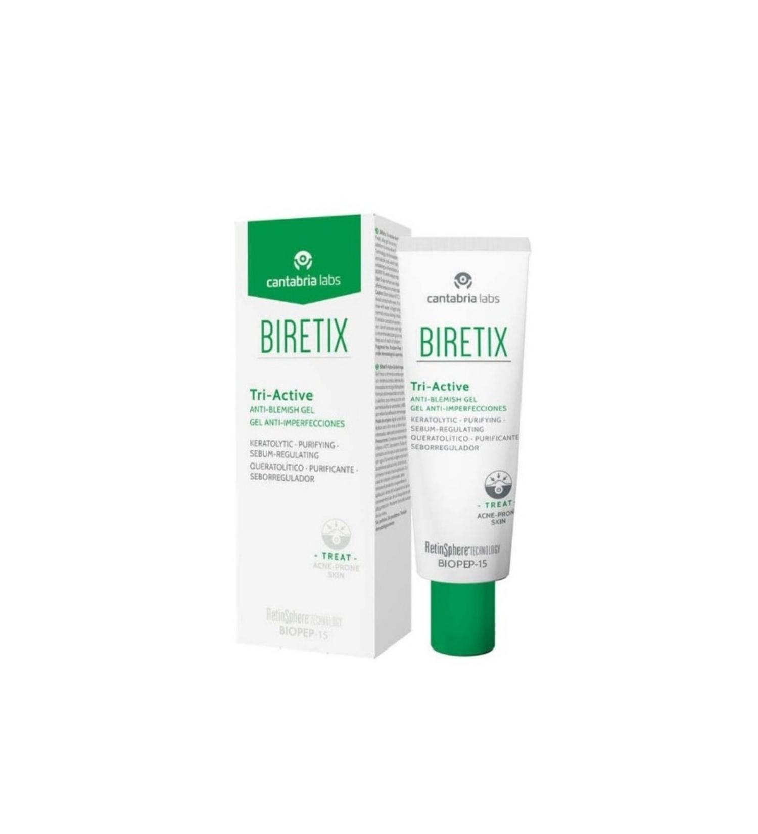 cantabria labs biretix tri-active anti-blemish gel 50 ml