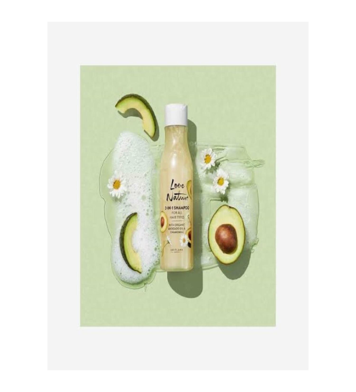 Oriflame Love Nature Organic Avocado Oil & Chamomile Shampoo - Buy Online on GoSupps.com