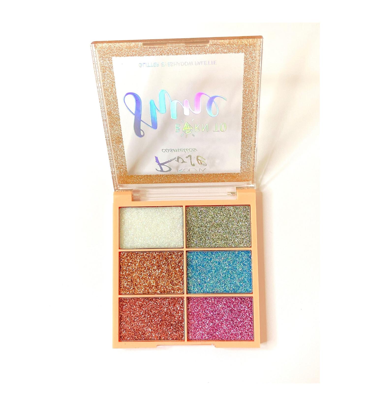 Roesia Rose Glitter Eyeshadow 6 Pieces
