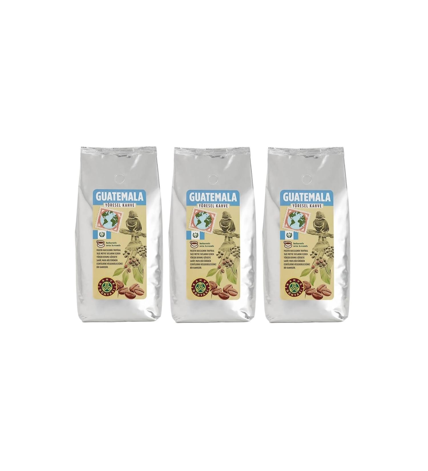 Coffee World Guatemala Local Filter Coffee Beans 3 Pieces 1kg