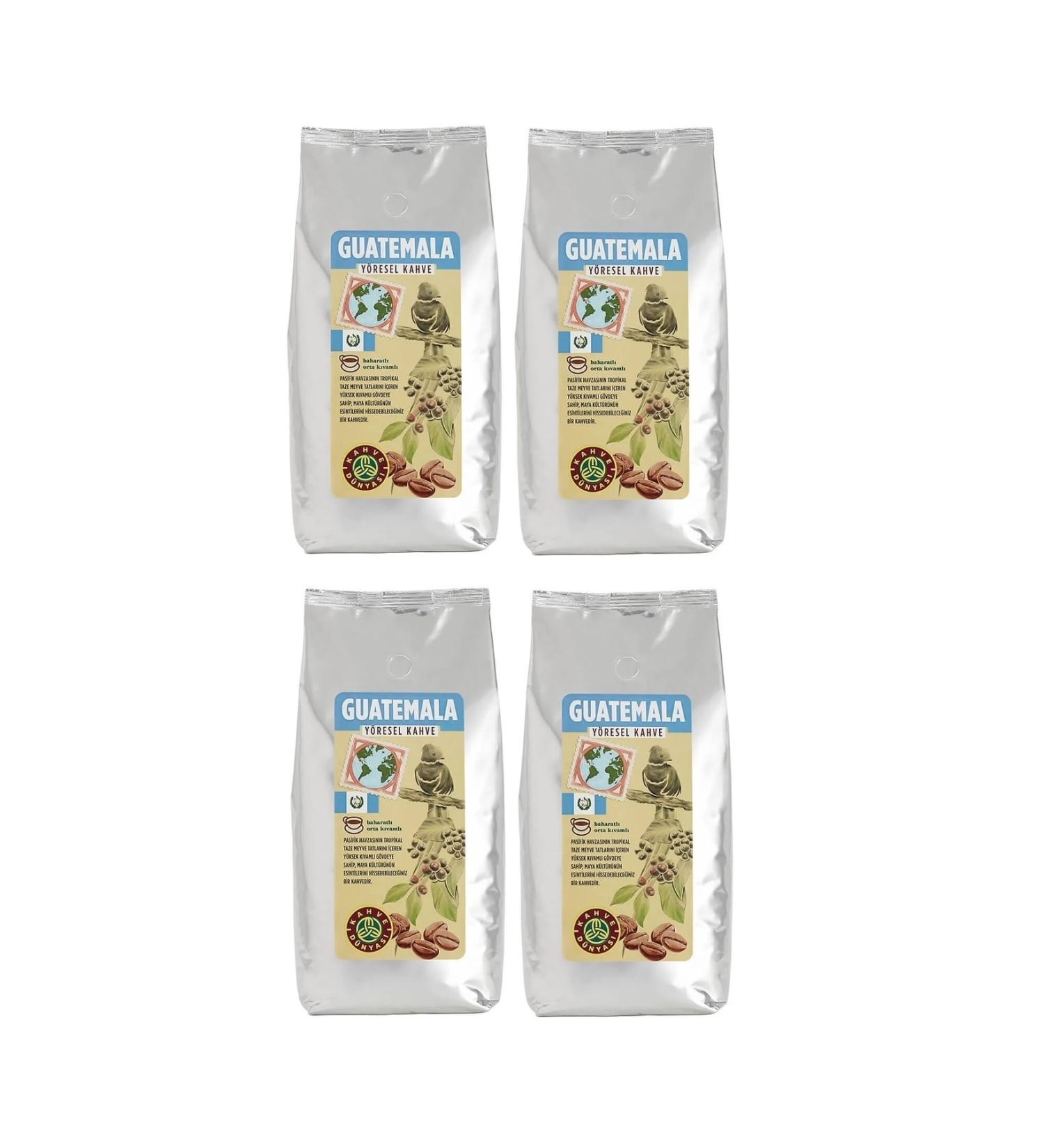 Coffee World Guatemala Local Filter Coffee Beans 4 Pieces 1kg