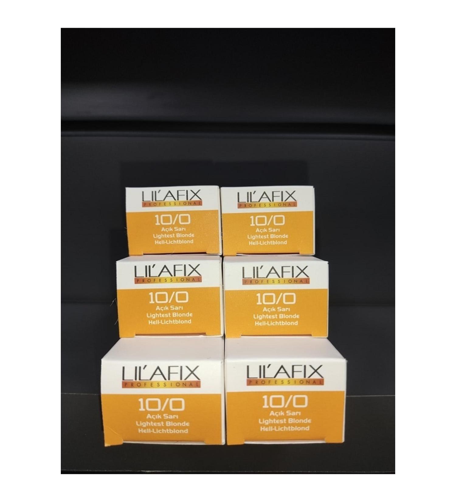 Lilafix Light Yellow Cream Hair Dye 10/0 60mlx 6 Pieces..miracle240330