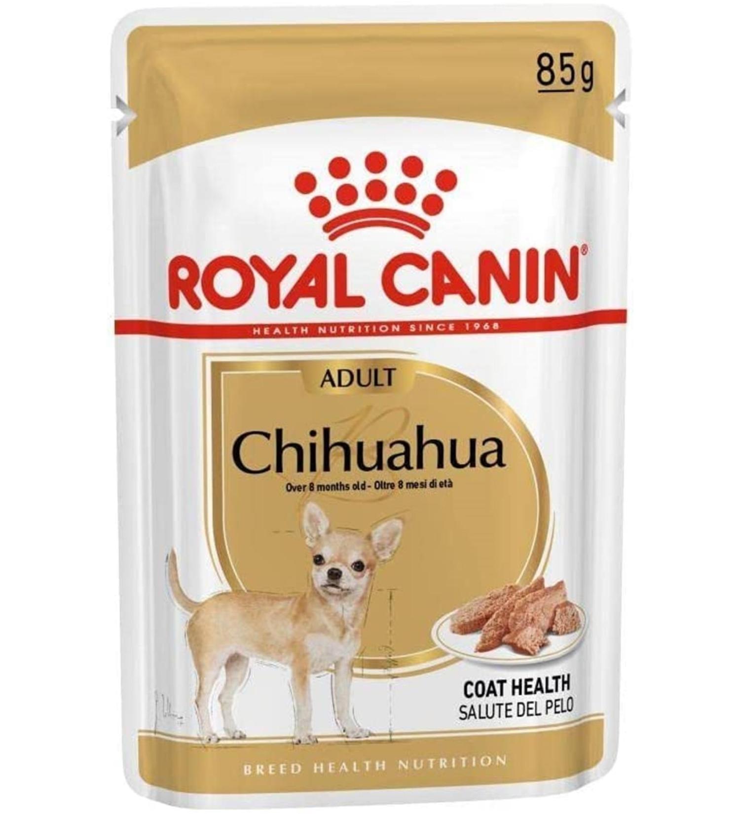 Royal Canin Chihuahua Adult Pouch Canned Food for Adult Dogs 12 X 85 Gr