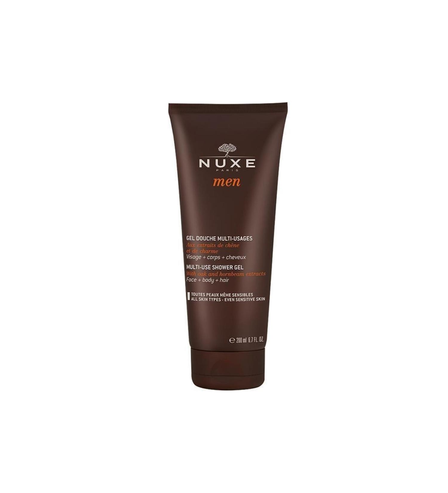 Nuxe Men Gel Douche 200 Ml Shower Gel For Men Face Body And Hair
