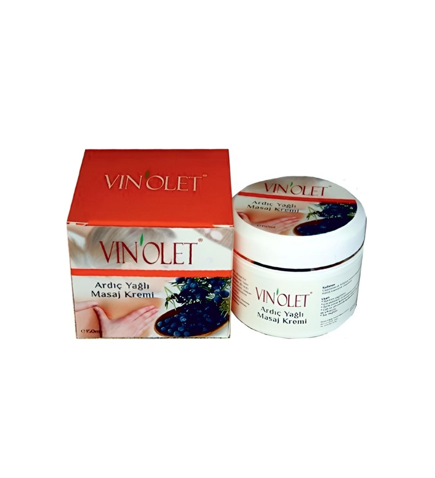 Vinolet Juniper Oil Massage Cream 150 Ml - Buy Online on GoSupps.com