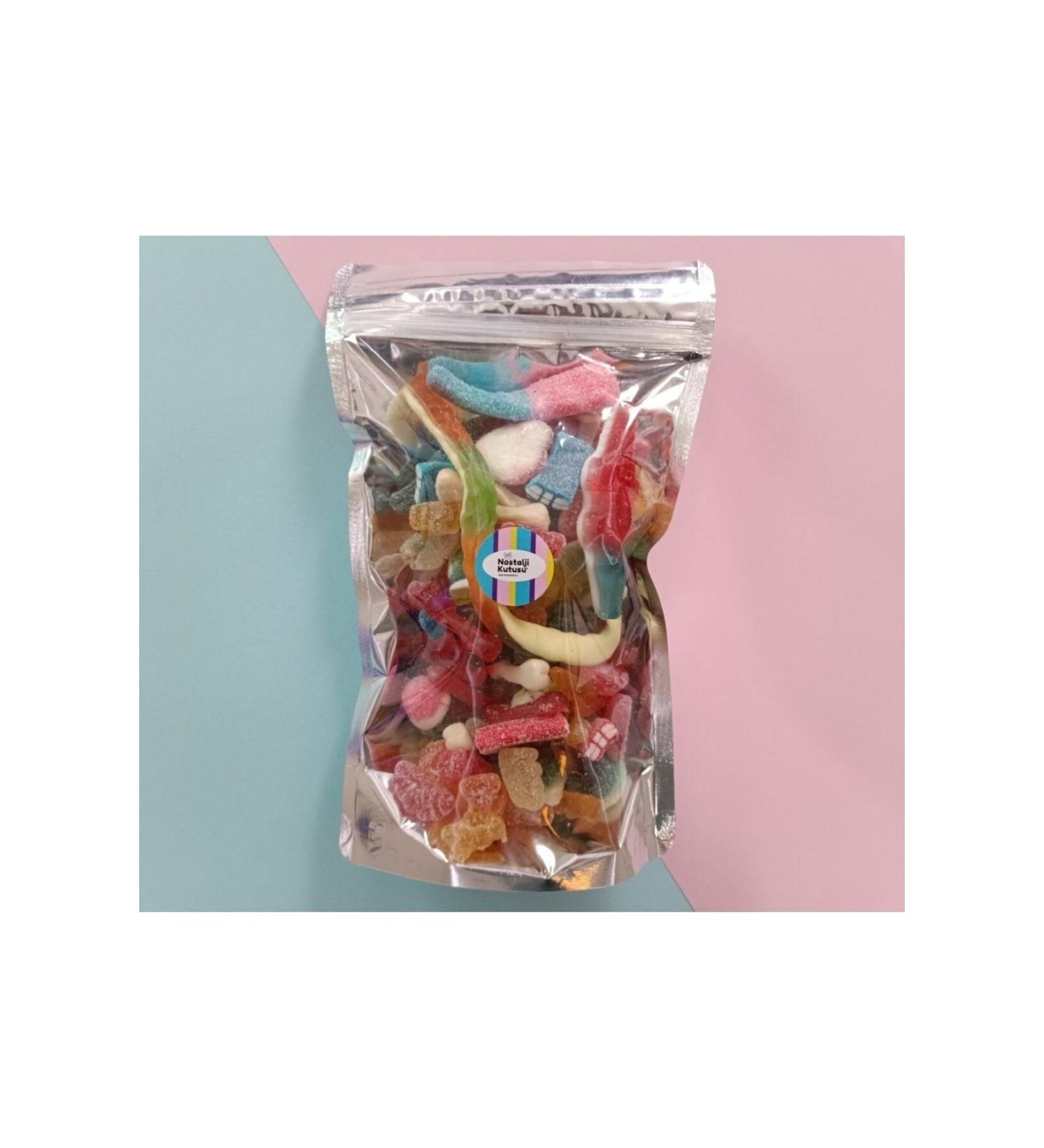 Nostalgia Box Sweet and Sour Mixed Jelly Soft Candies 500 grams - Buy Online on GoSupps.com