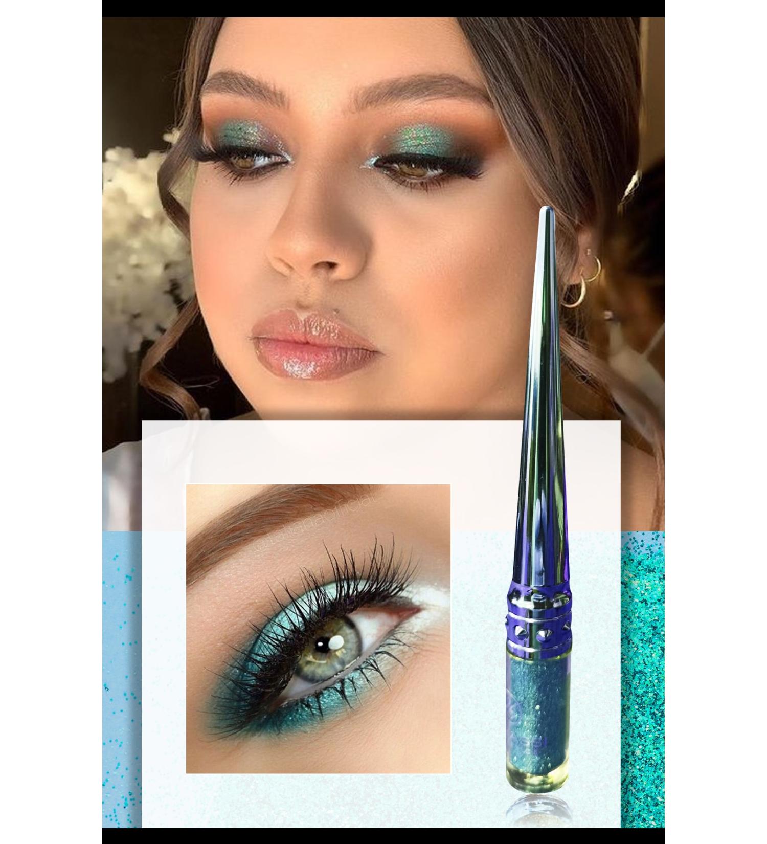 Xolo Rns Glitter Liquid Eyeshadow Full Shot Glam Eye Glitter Green Xl79 - Buy Online on GoSupps.com