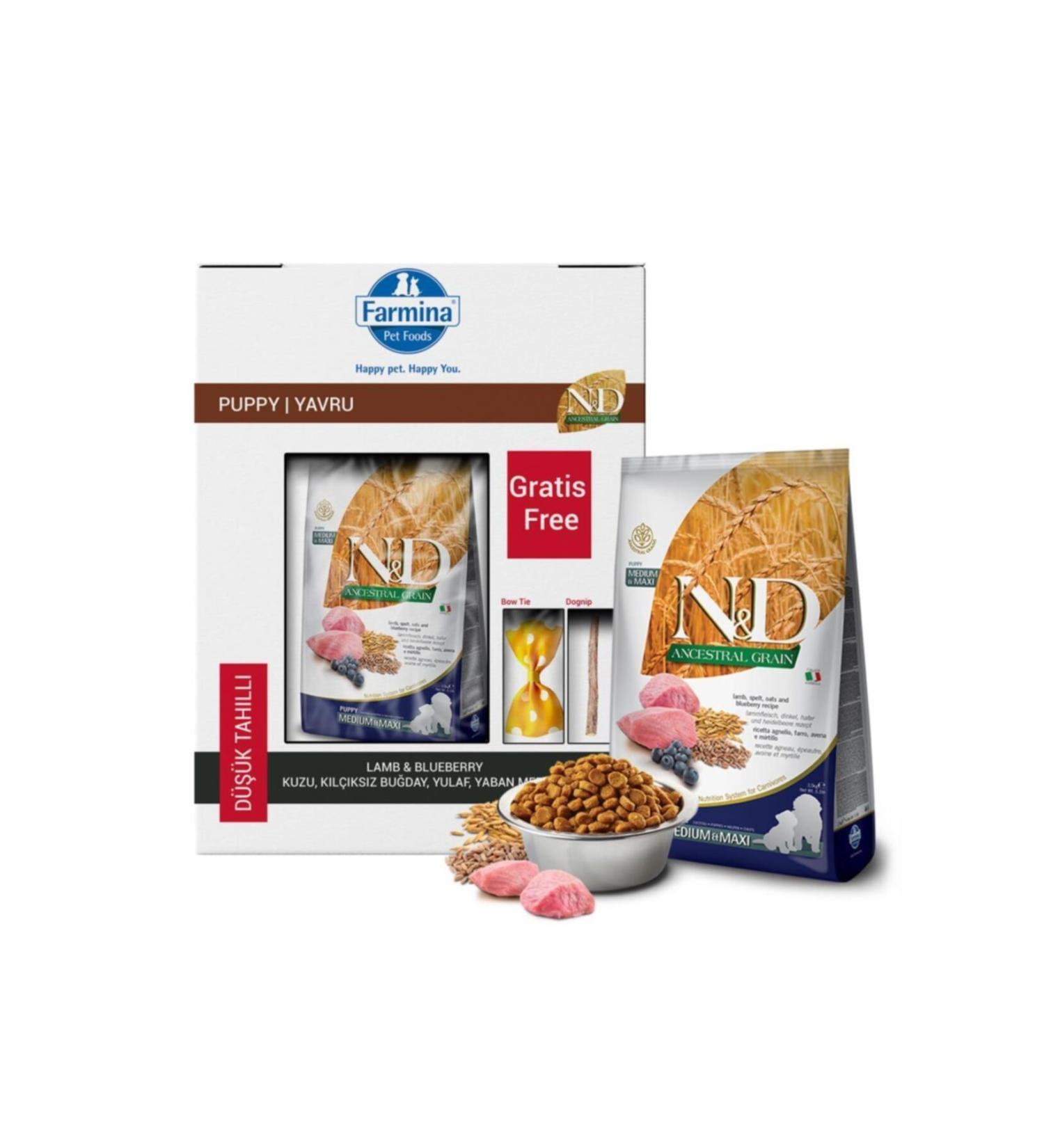 N & D Grain Lamb Blueberry Small Breed Puppy Food 2.5 kg