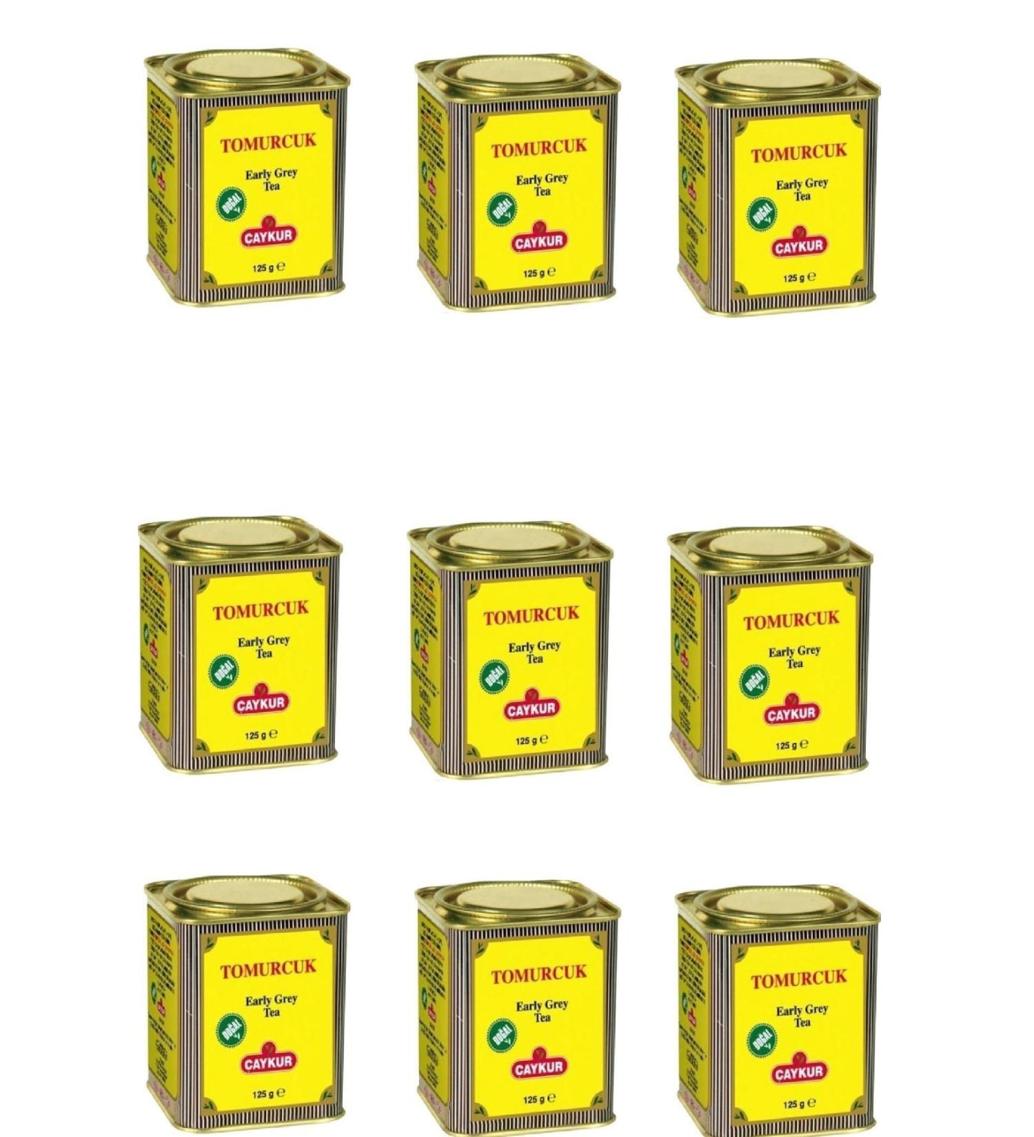 aykur Tomurcuk Tin Bulk Tea 125 Gr X 9 Pieces