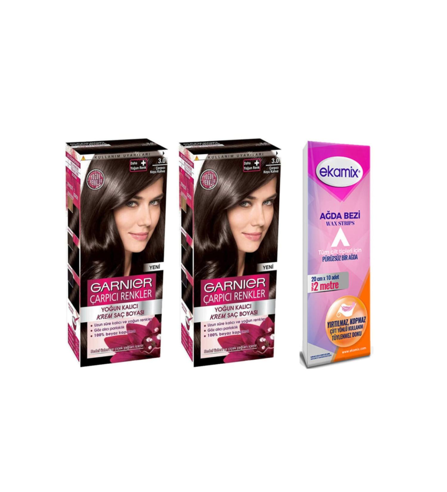 Garnier Striking Colors Paint 3.0 Striking Dark Brown 2 Pieces - Buy Online on GoSupps.com