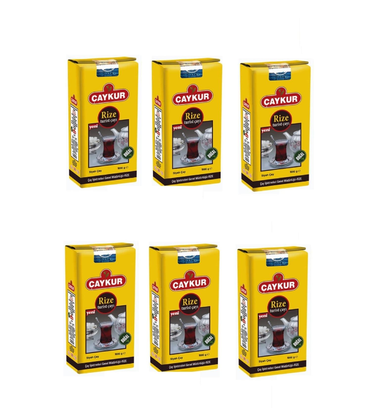 aykur Rize Tourist Tea 1000 Gr X 6 Pieces