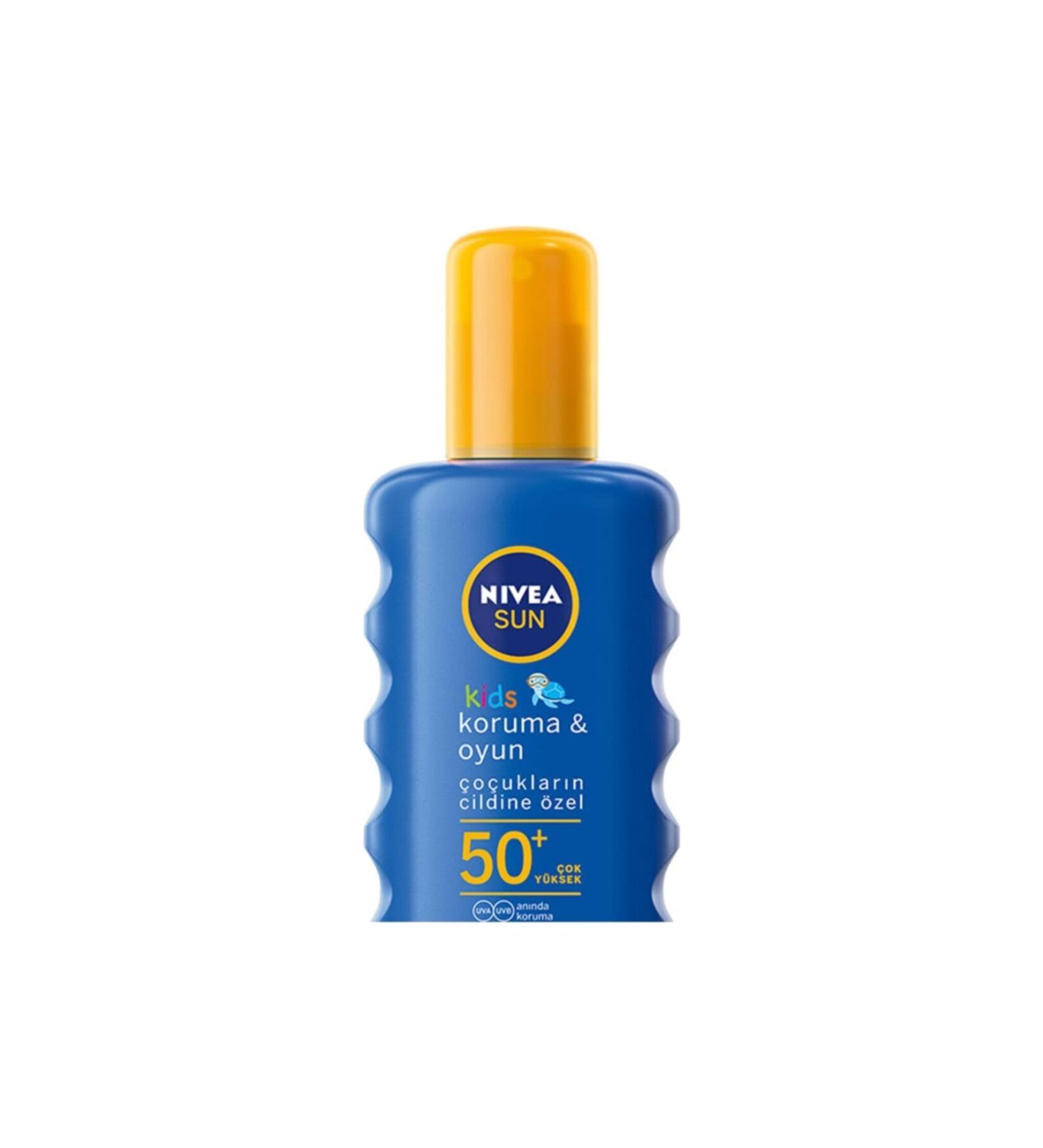 NIVEA Kids Colourful Moisturising Sun Spray Gkf 50+ 200 ml