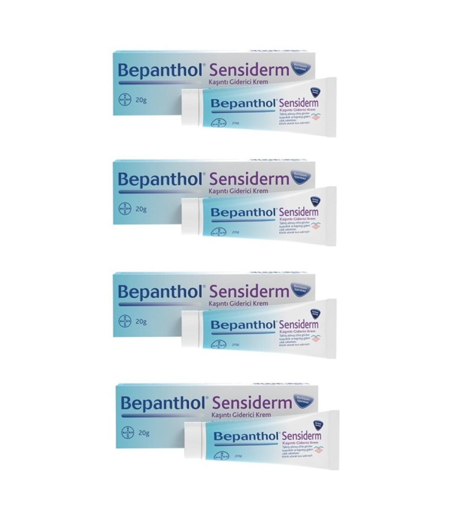 Bepanthol Itch Reliever and Skin Barrier Repair Care Cream 20 gr X4 Pieces