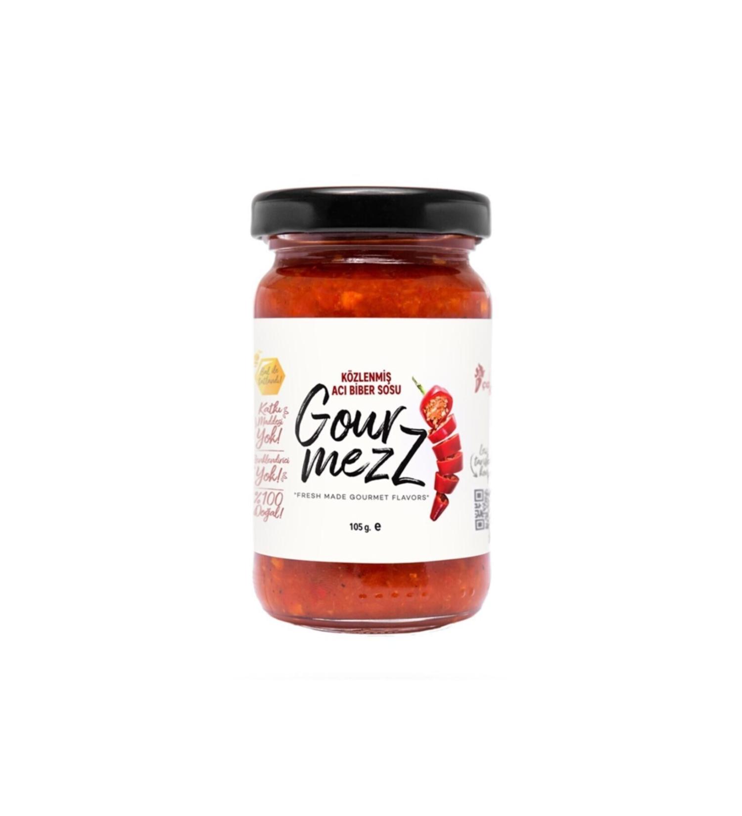 Gourmezz Roasted Hot Pepper Sauce 105 gr