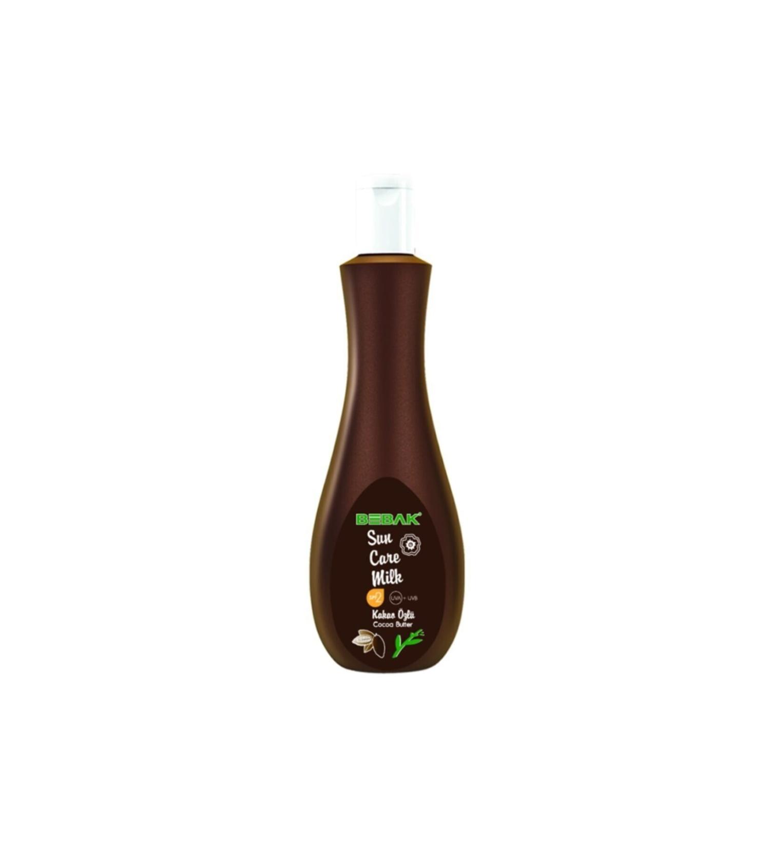 Bebak Cocoa Extract Bronzing Sun Care Milk 120 ml