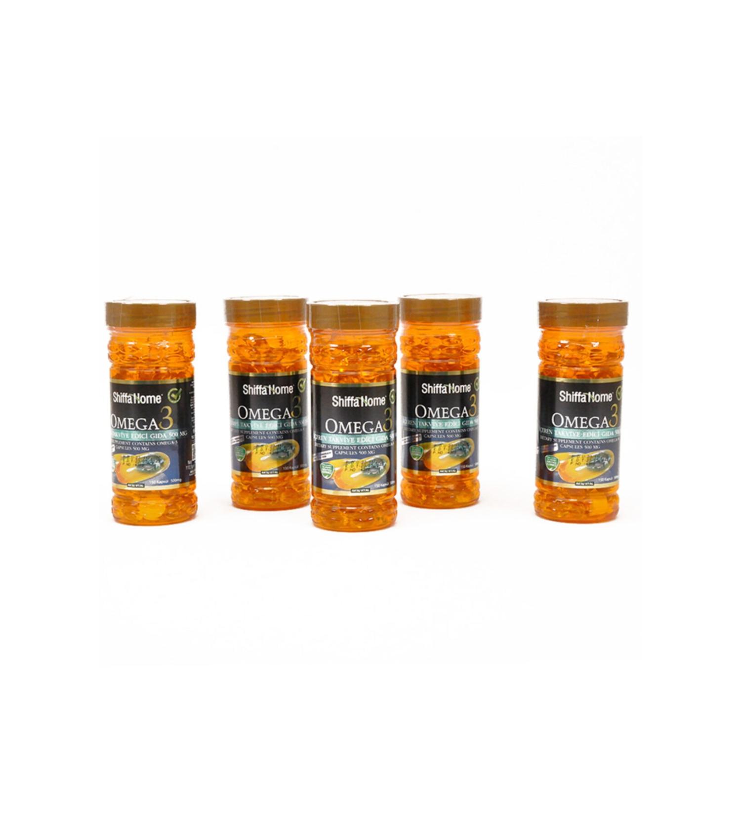 Shiffa Home Omega 3 150 Capsules 5 Pieces