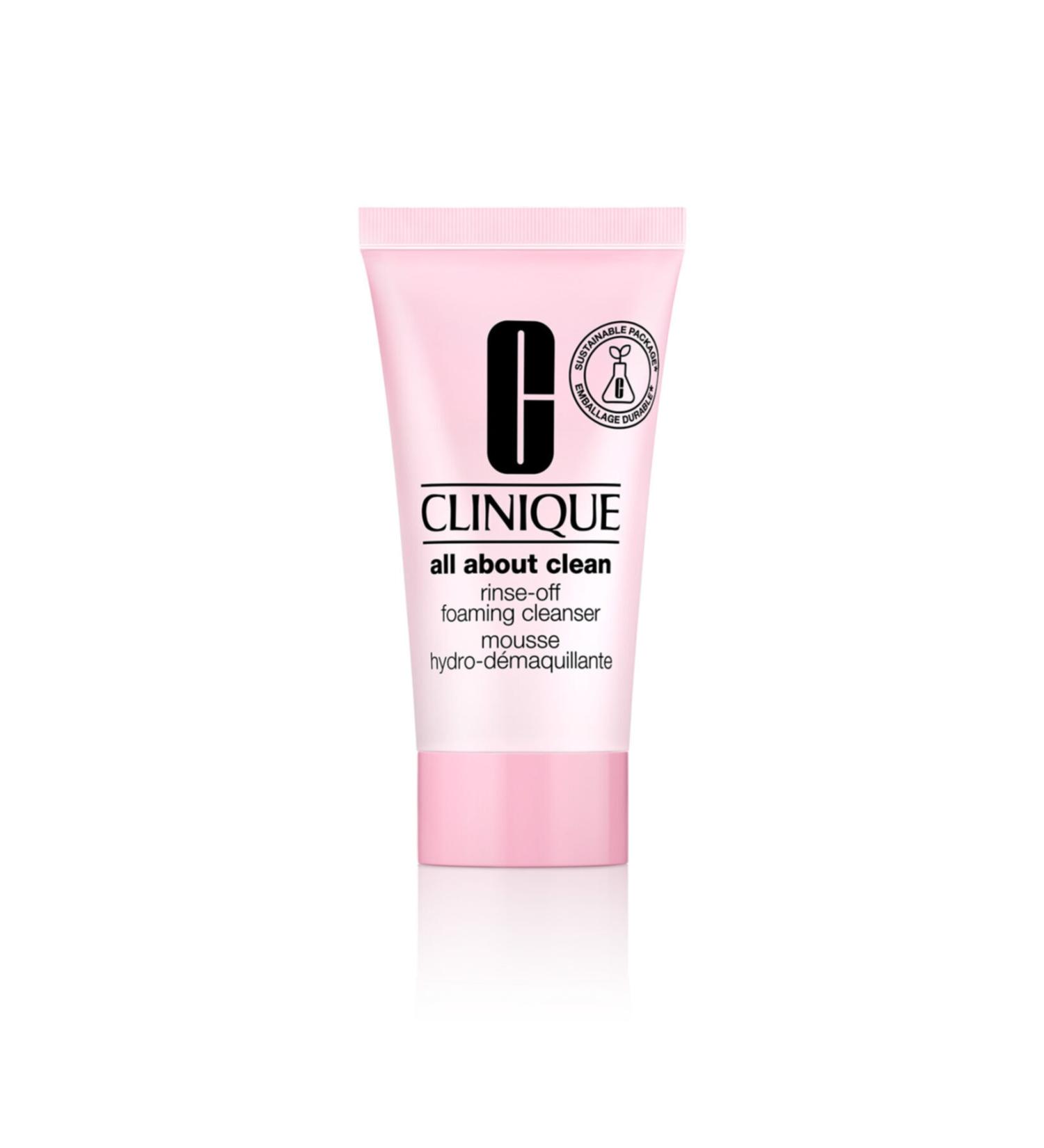 Clinique Rinse-Off - Purifying Soothing Creamy Foaming Face and Makeup Remover 30 ml