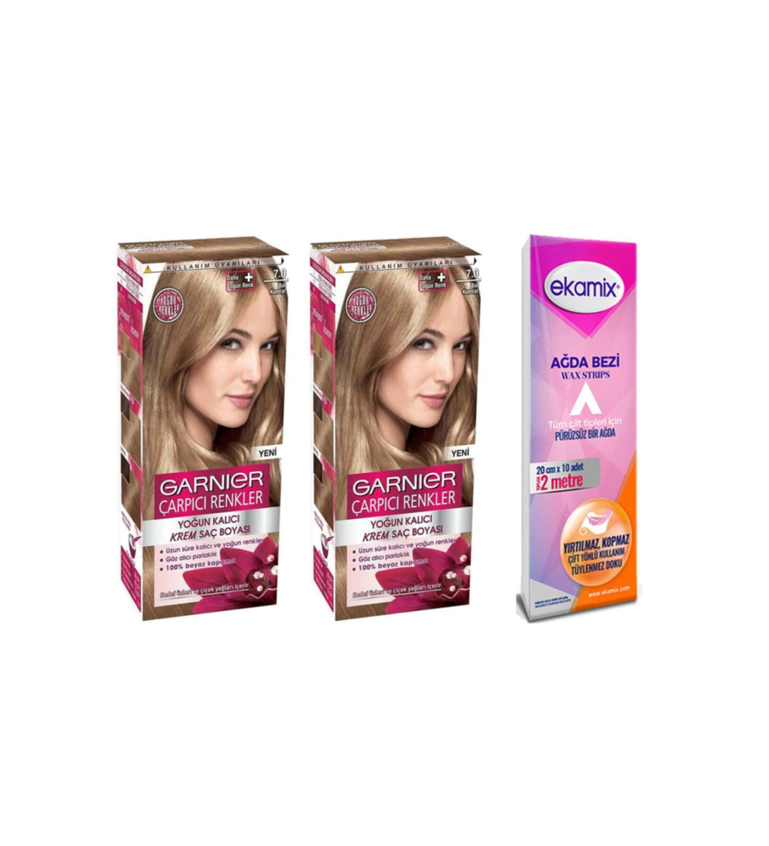 Garnier Honey Blonde Striking Colors Paint 7.0 2 Pieces - Buy Online on GoSupps.com