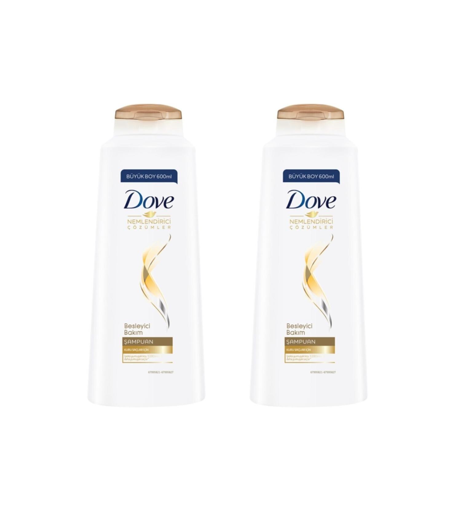 Dove Nourishing Care Shampoo 600 ml 2 Pieces