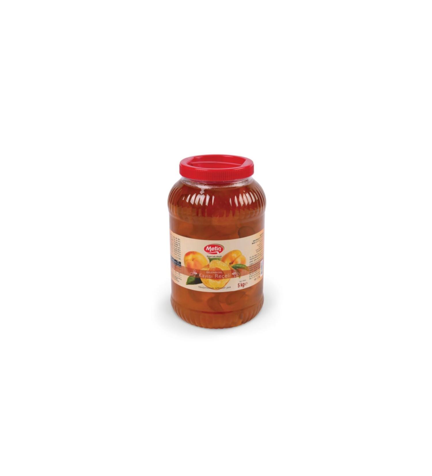 METIN 5000 gr Traditional Pet Apricot Jam