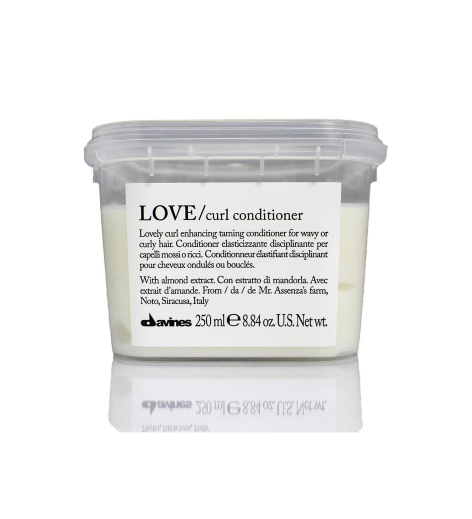 Davines Love curl Shampoo Curl Defining Conditioner for Curly Hair 250 Ml Eva Hairdresser 3566