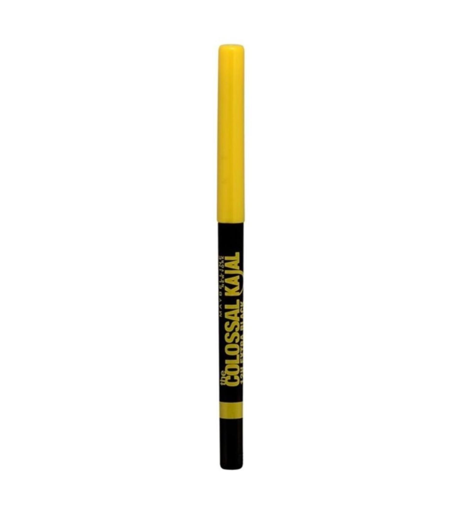 Maybelline New York Long-Lasting Black Eye Pencil - Colossal Kajal 12h Extra Black - Buy Online on GoSupps.com