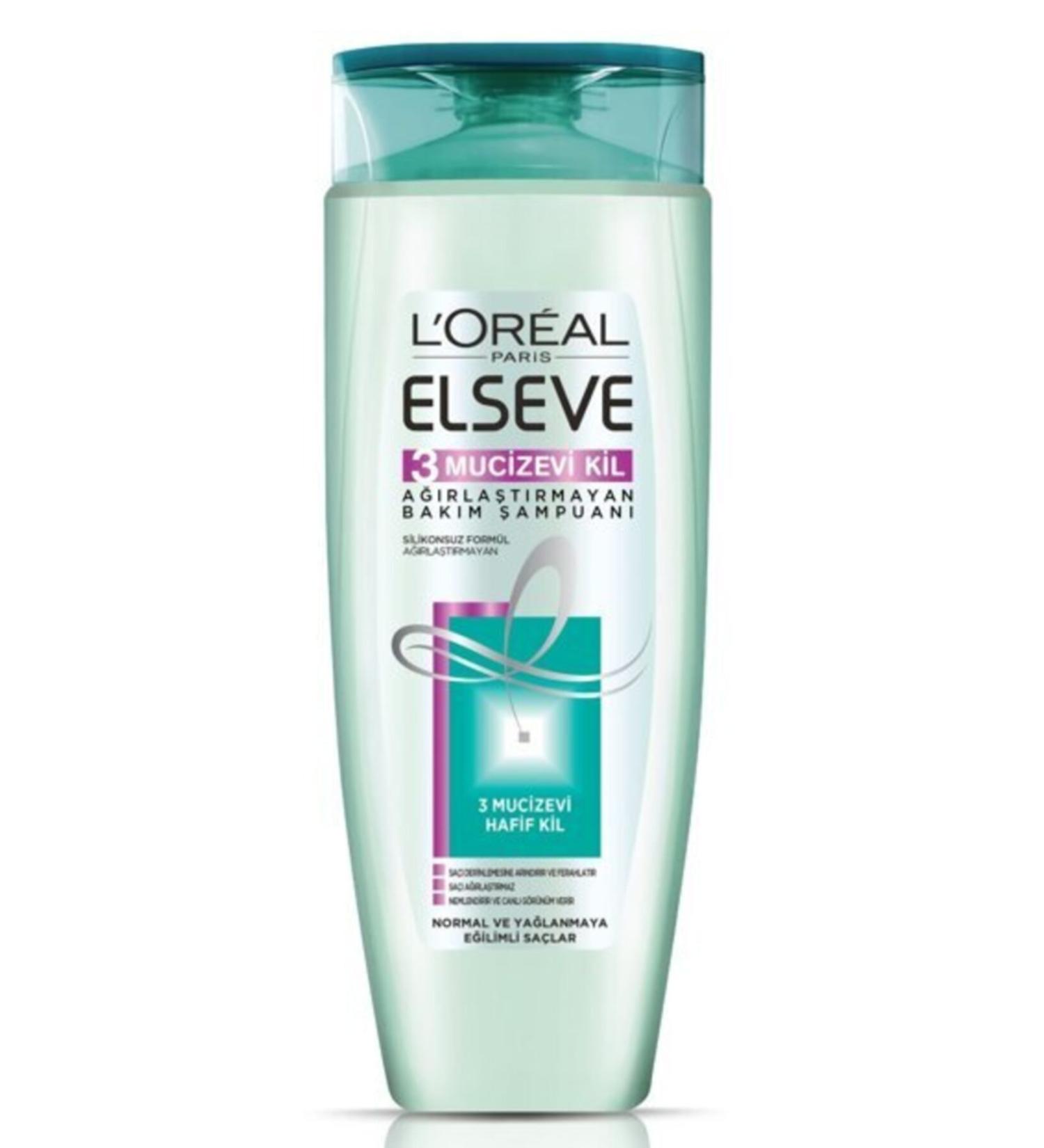 Elseve 3 Miraculous Clay Shampoo 600 ml