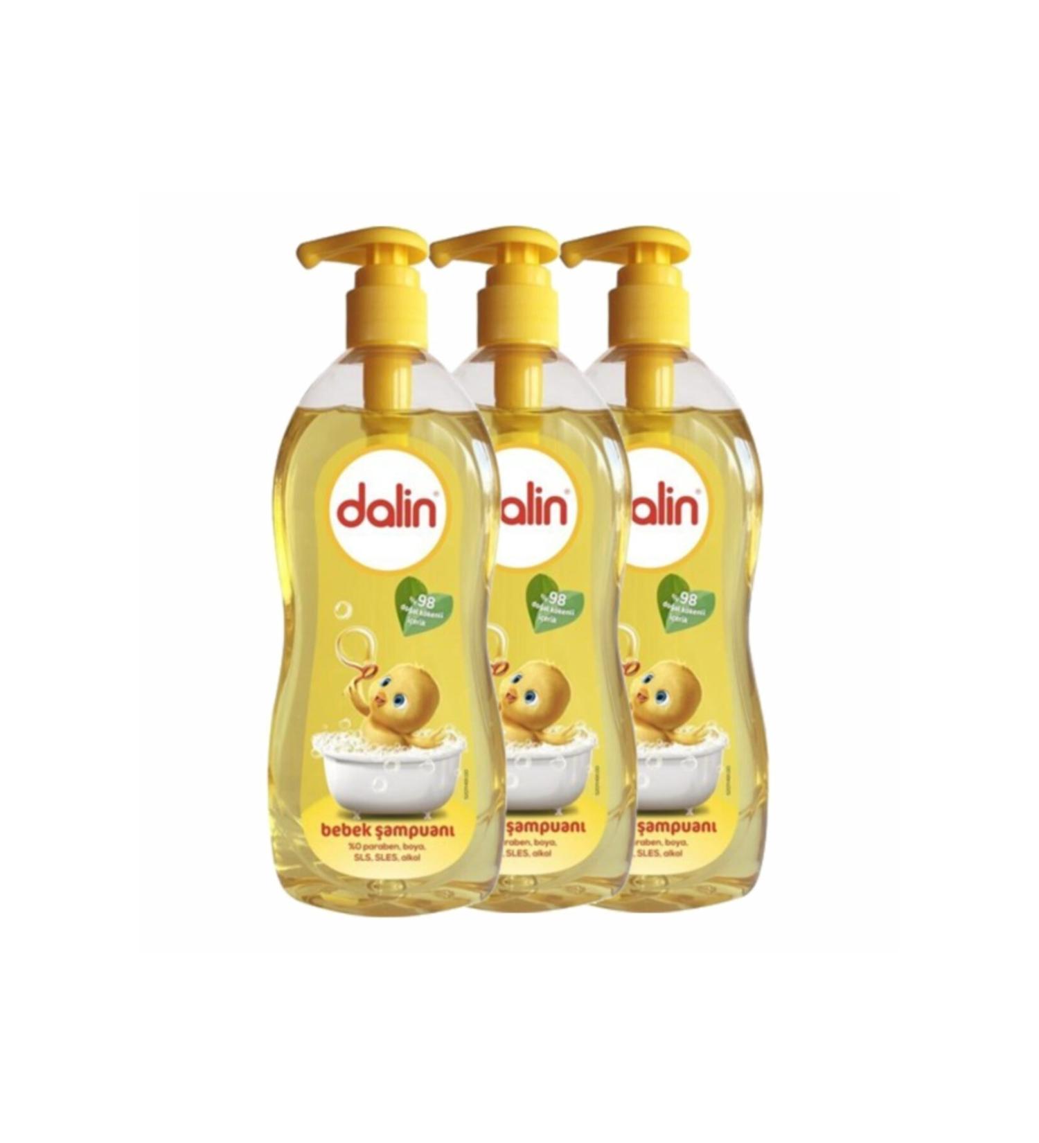 Dalin Shampoo Classic - Organic Content 3 X 900 Ml
