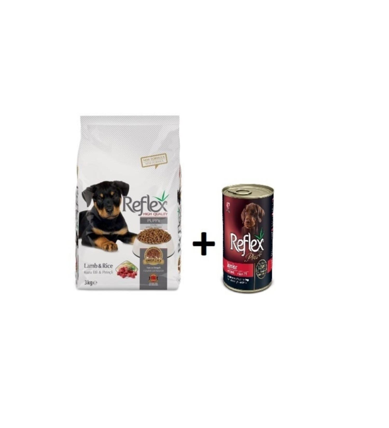 Reflex Lamb Puppy Food 3 Kg + Lamb Canned Food