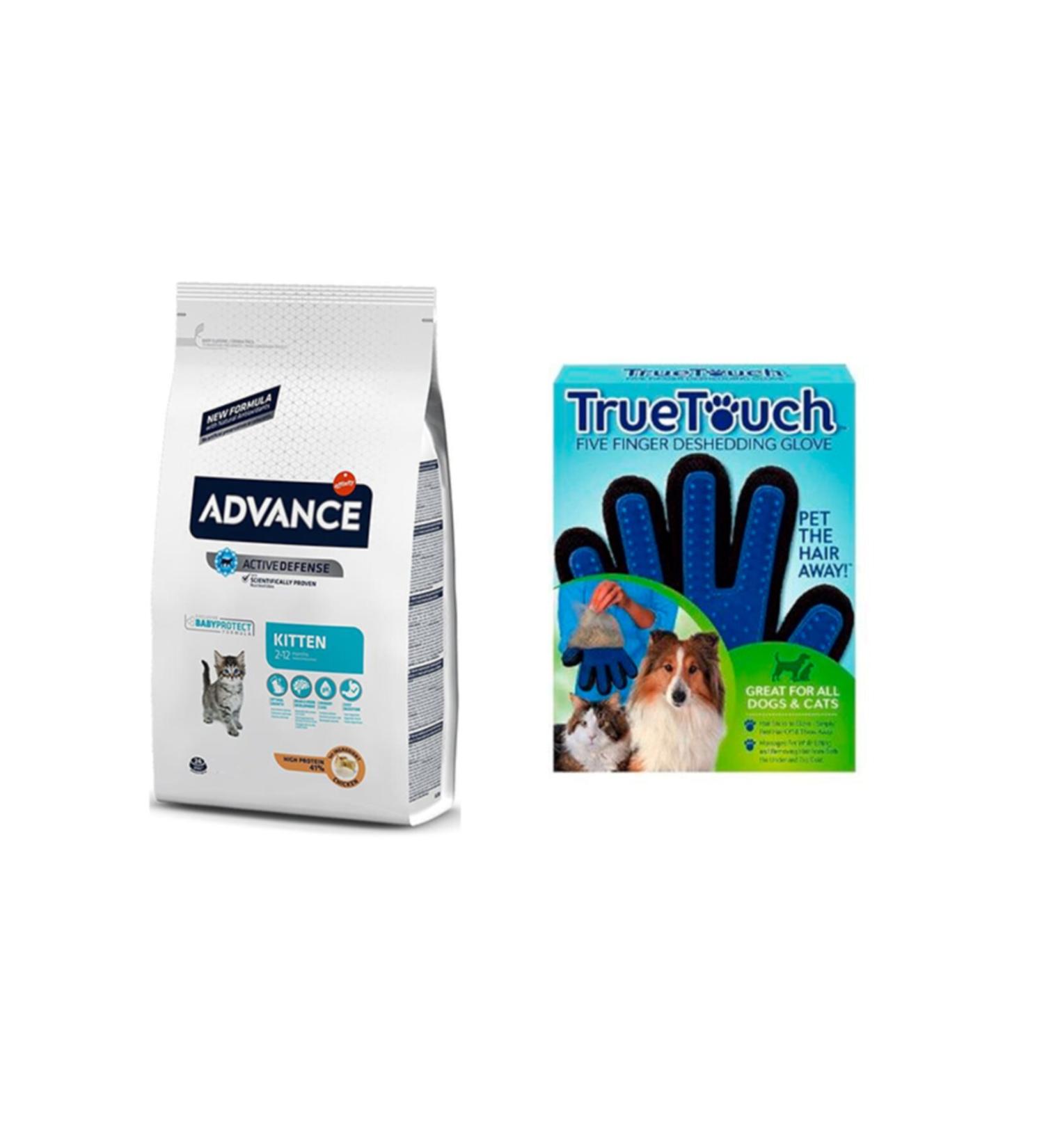 Advance Kitten Cat Food 1.5 kg + Hair Collection Glove (original)